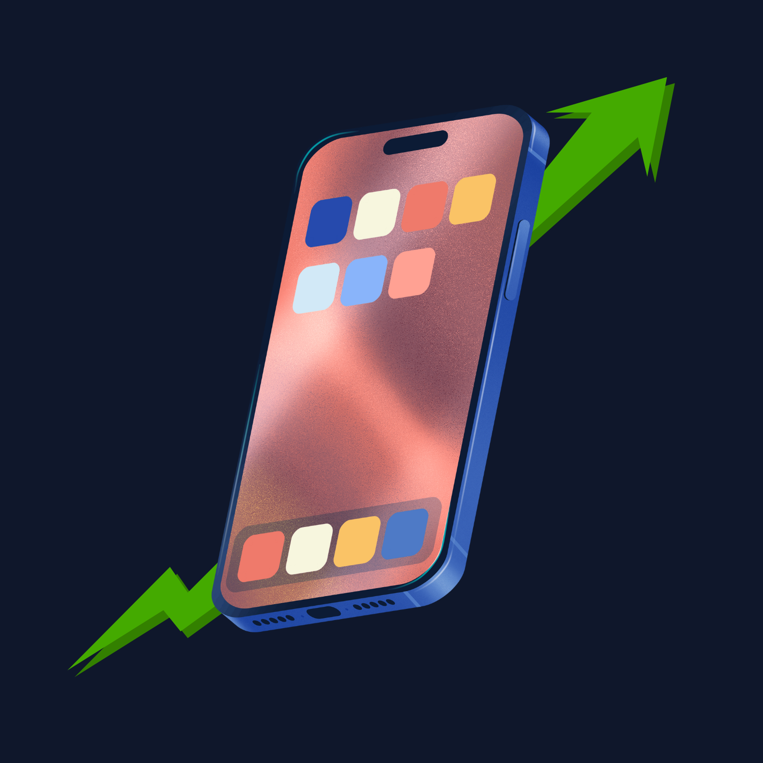 app marketing growth representation